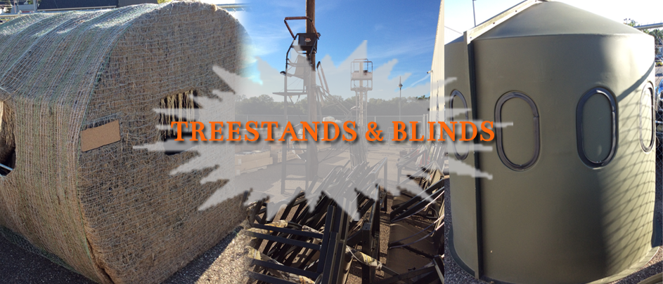 Treestands and blinds slide